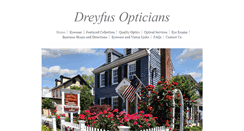 Desktop Screenshot of dreyfusopticians.com